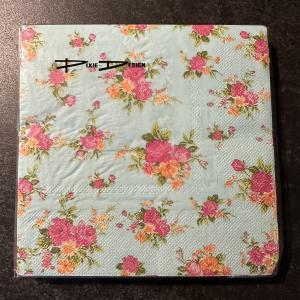 Blommiga lunch- & middagsservetter