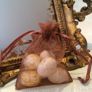 Chocolate Organza Gift Bags - chokladbruna organzapåsar