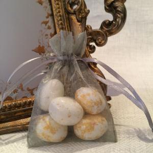 Silver Organza Gift Bags - silverfärgade organzapåsar