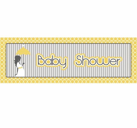 Modern Mommy Baby Shower Giant Banner