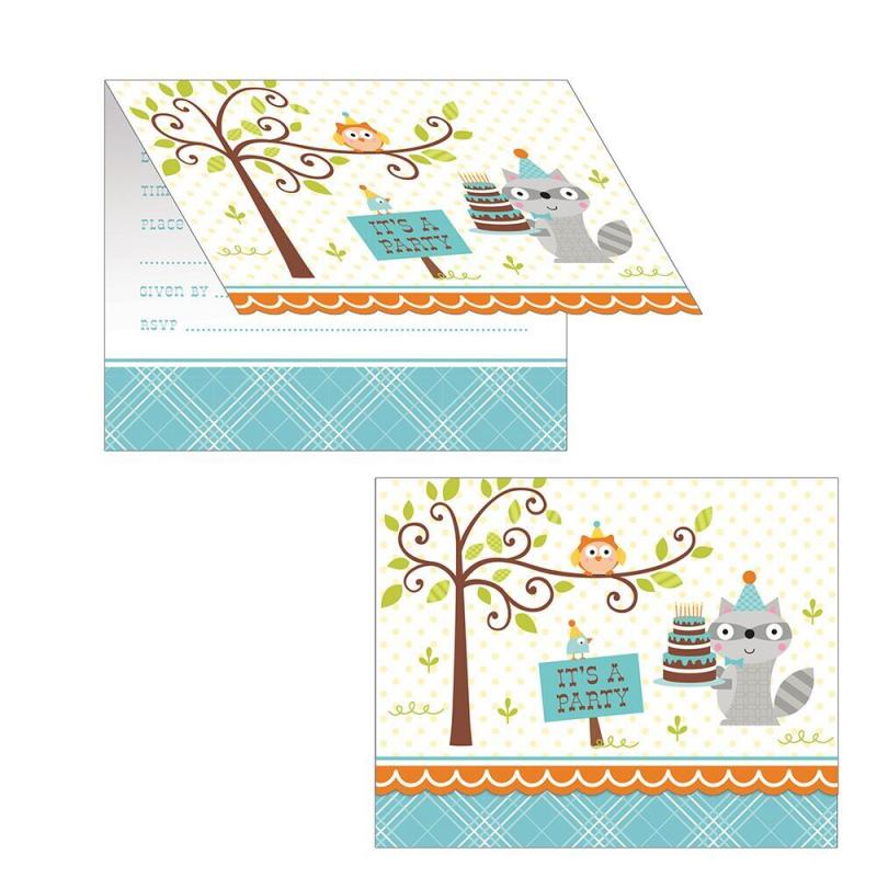 Happi Woodland Boy Invitations