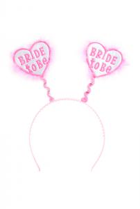 Bride To Be Pink Bopper - rosa möhippediadem