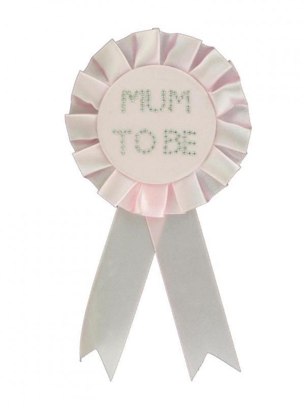 Baby Pink Mum to Be Rosette