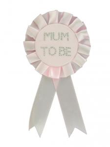 Baby Pink Mum to Be Rosette