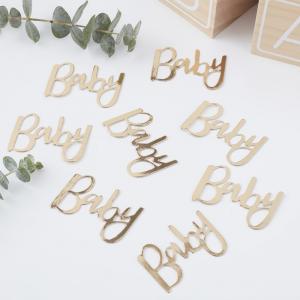 Gold Foiled Baby Confetti - Gold - Oh Baby!