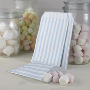 Pastel Blue Sweet Candy Bags - Vintage Lace