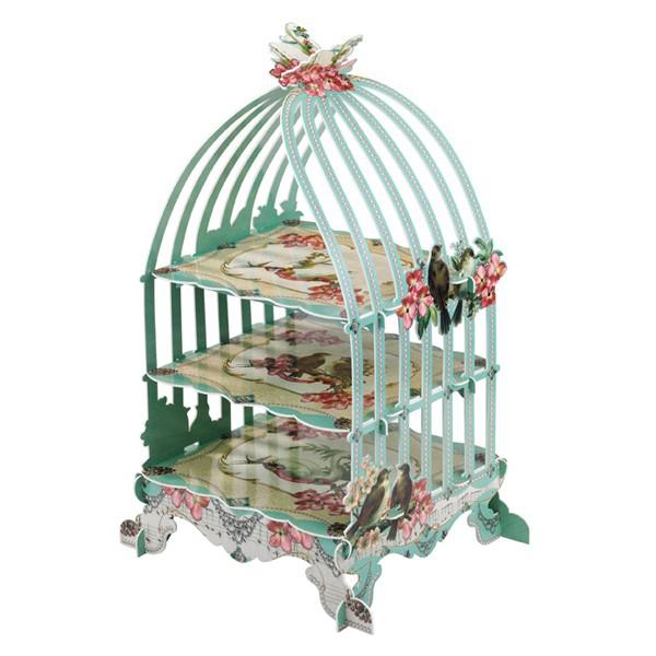 Pastries & Pearls Birdcage Cake Stand