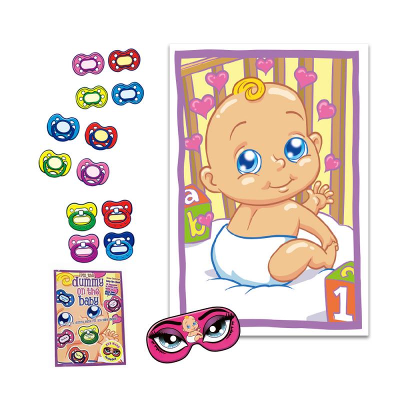 Pin the Dummy on the Baby Game