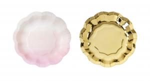 We Heart Pink Paper Plates