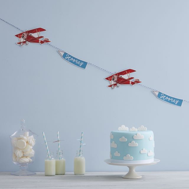 Paper Plane Bunting - Flying High
