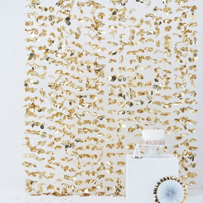 Gold Photo Booth Backdrop - Pick & Mix Pastel