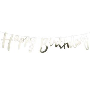 Gold Happy Birthday Bunting - Pick & Mix