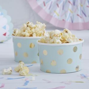 Gold Foiled Polka Dot Treat Tubs - Pick & Mix