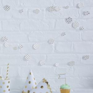 Gold Foiled Polka Dot Circle Garland - Pick & Mix