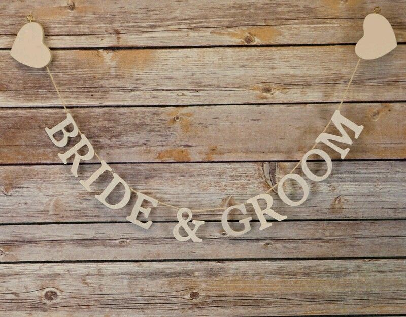 Bride & Groom Garland Large