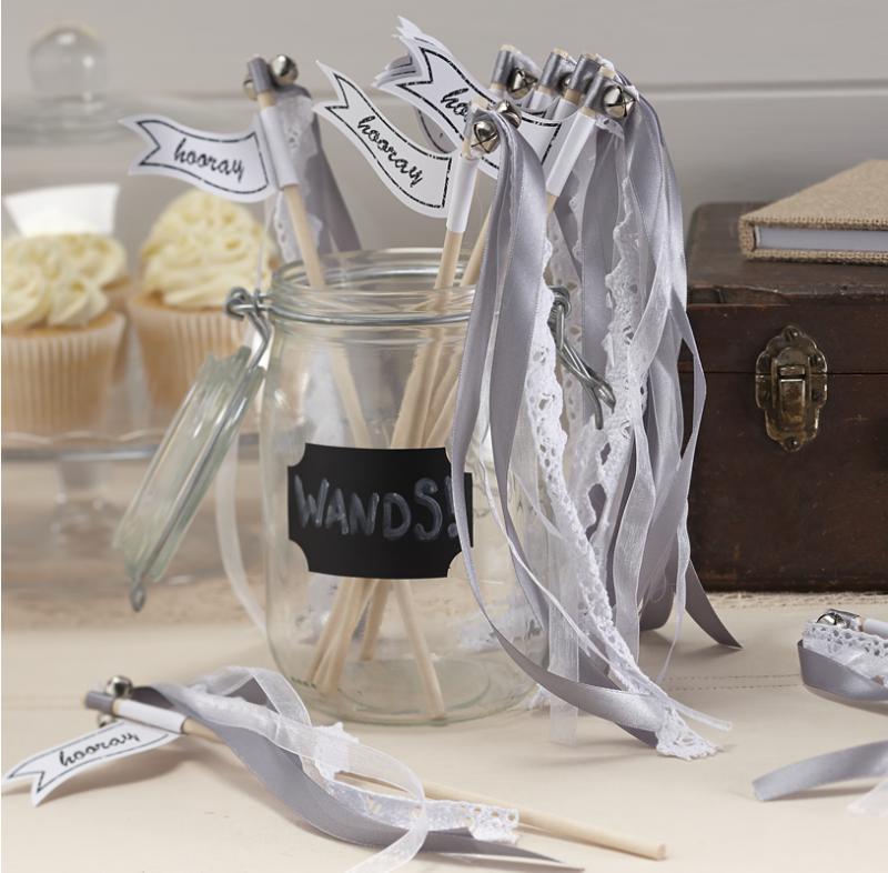Silver Wedding Wands - Vintage Affair