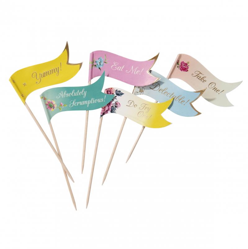 Truly Scrumptious Canape Flags