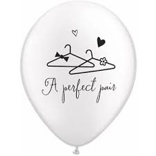 Wedding Balloons - "A perfect pair"