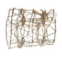 Jute Crochet Wired Beige - juteband