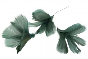 Petrol Flower 12 st - Feather Romance