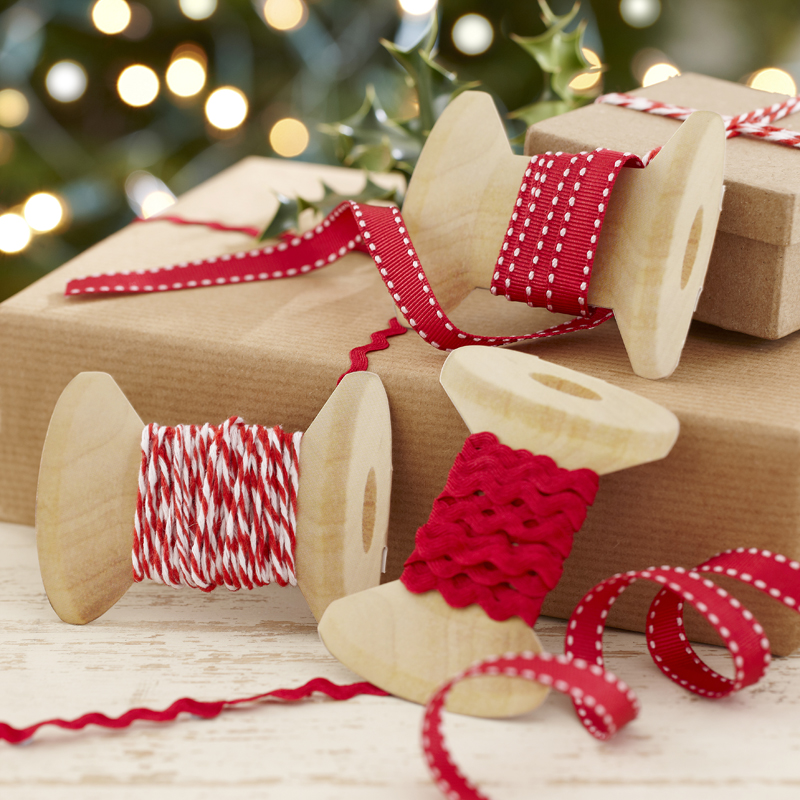 Festive Christmas Ribbons Kit - Vintage Noel