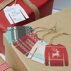 Christmas Jumper Tags - Vintage Noel