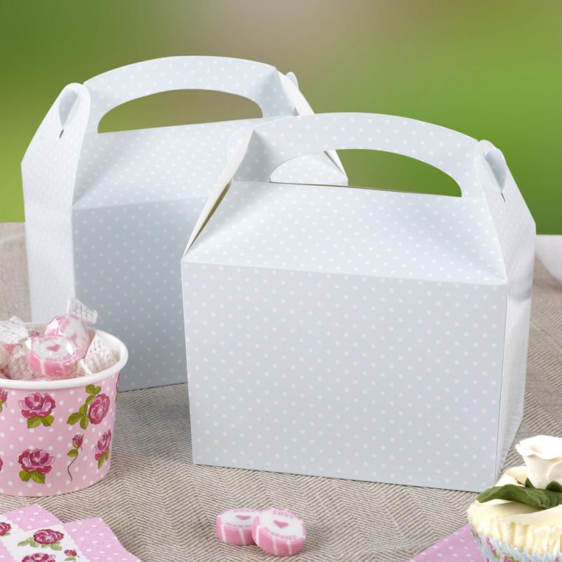 Polka Dot Lunch Box - Blue