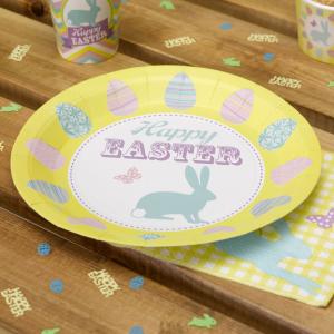 Happy Easter Plates