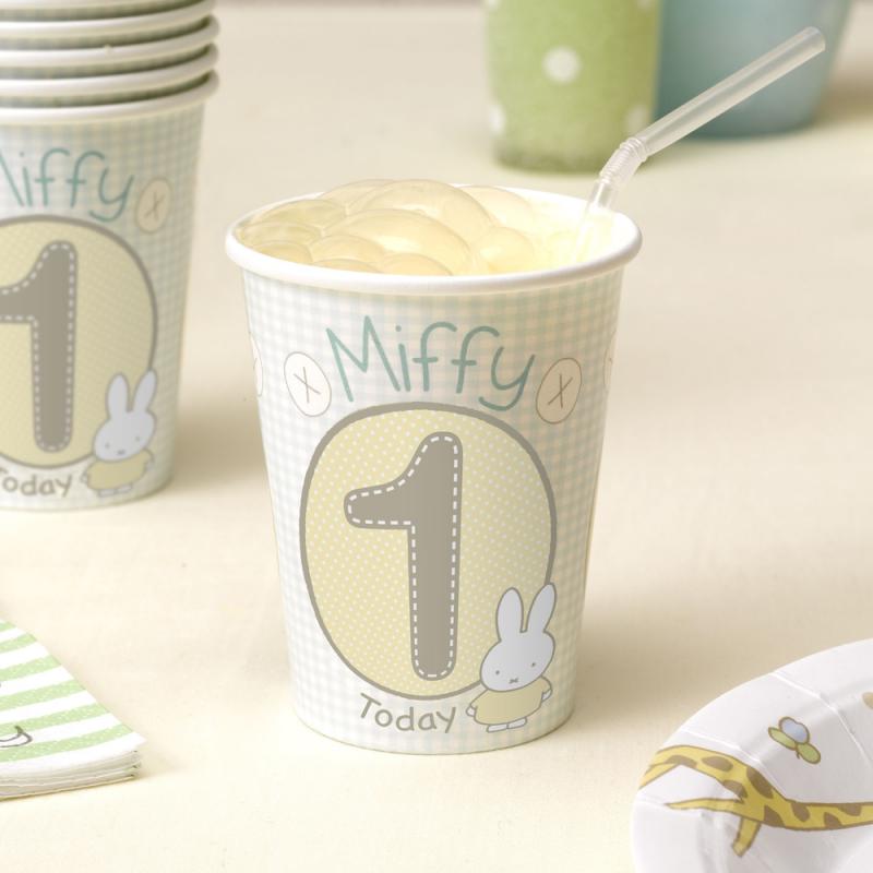 Baby Miffy - 1st Birthday Cups
