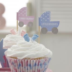 Tiny Feet Cupcake Sticks