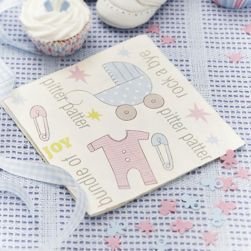 Tiny Feet Paper Napkins