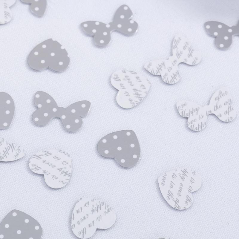 Table Confetti - Chic Boutique White & Silver