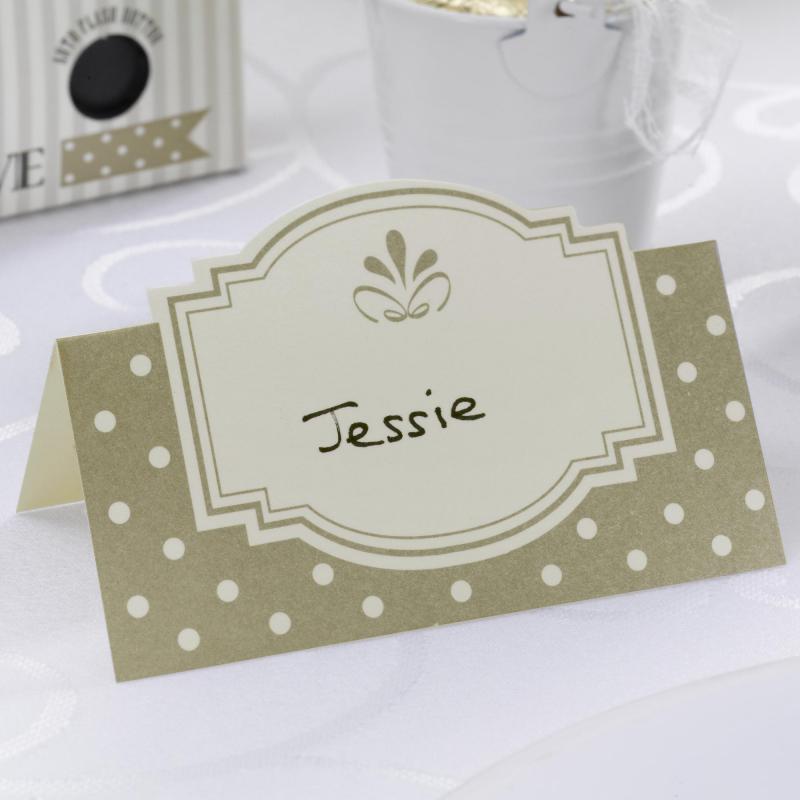 Place Cards - Chic Boutique Ivory & Gold
