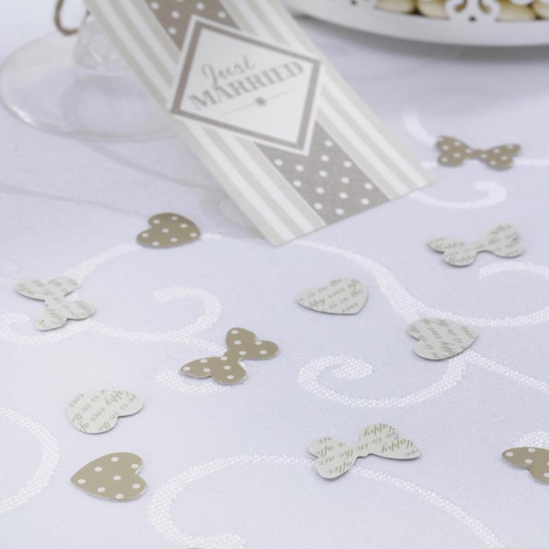 Table Confetti - Chic Boutique Ivory & Gold