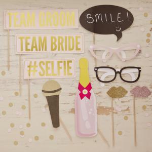 Wedding Photo Booth Props - Pastel Perfection