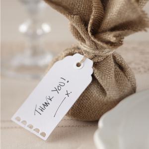 White Luggage Tags - Vintage Affair