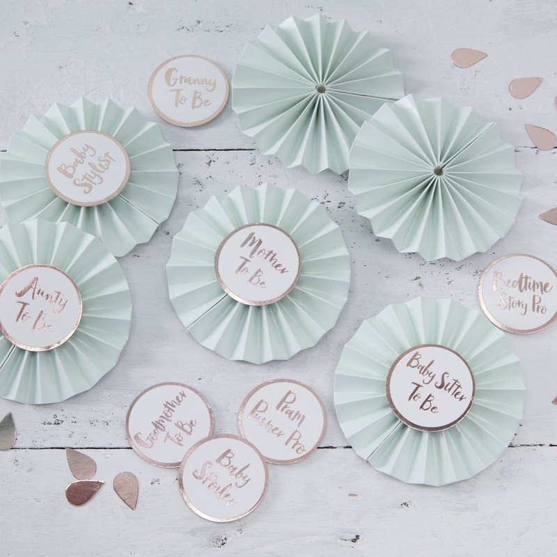 Baby shower on sale paper products