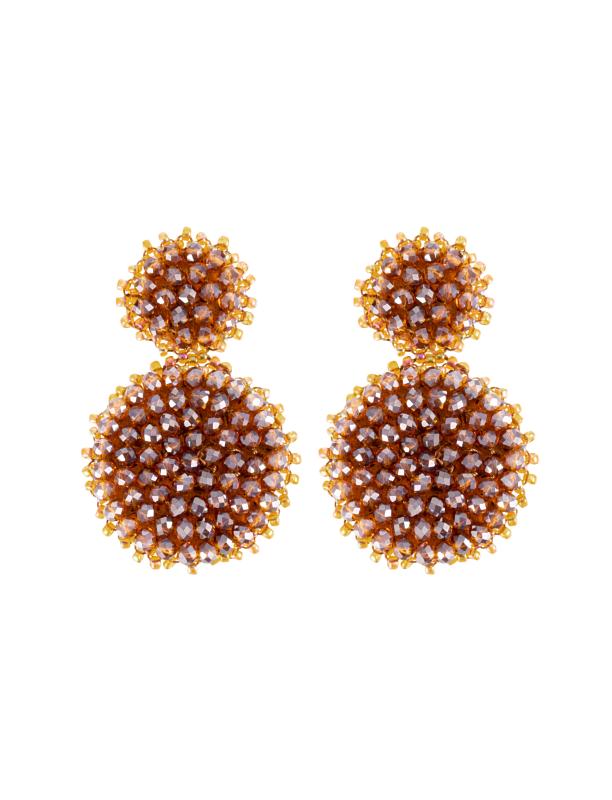 Sanremo earring brown