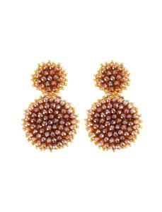 Sanremo earring brown