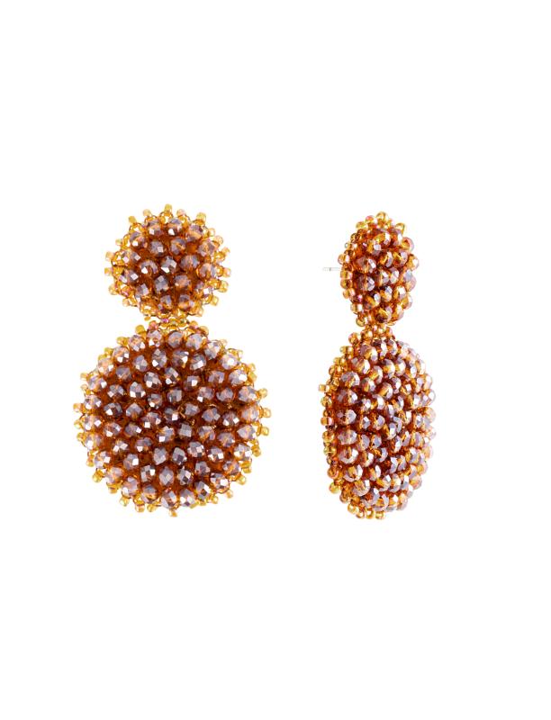 Sanremo earring brown