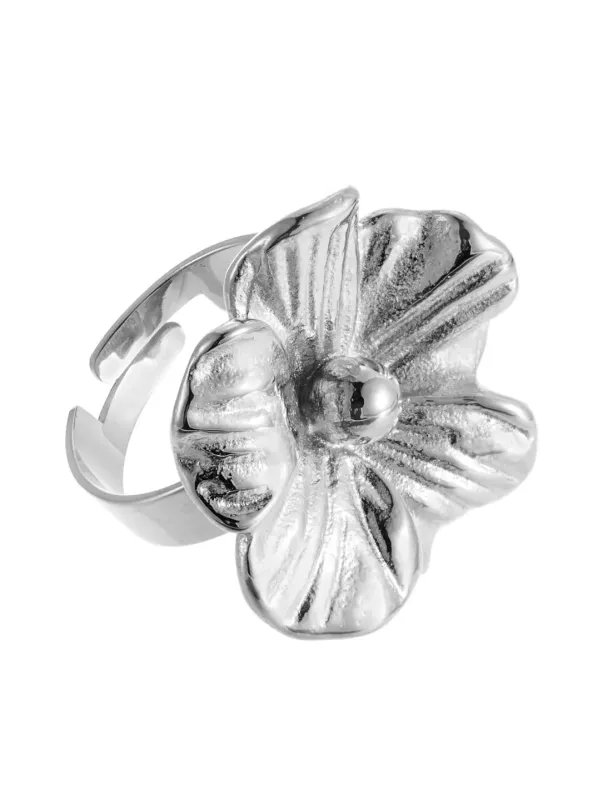 Daisy ring Silver