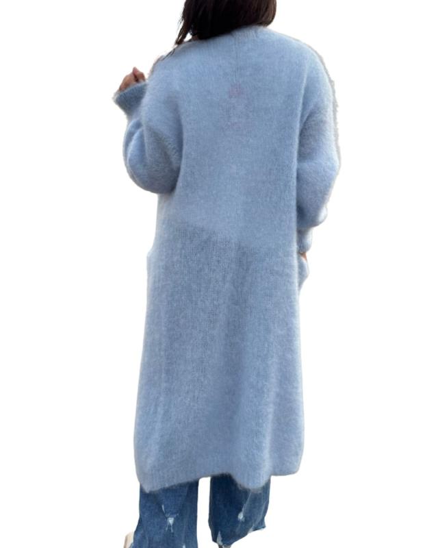 Luxe Long Mohair Cardigan