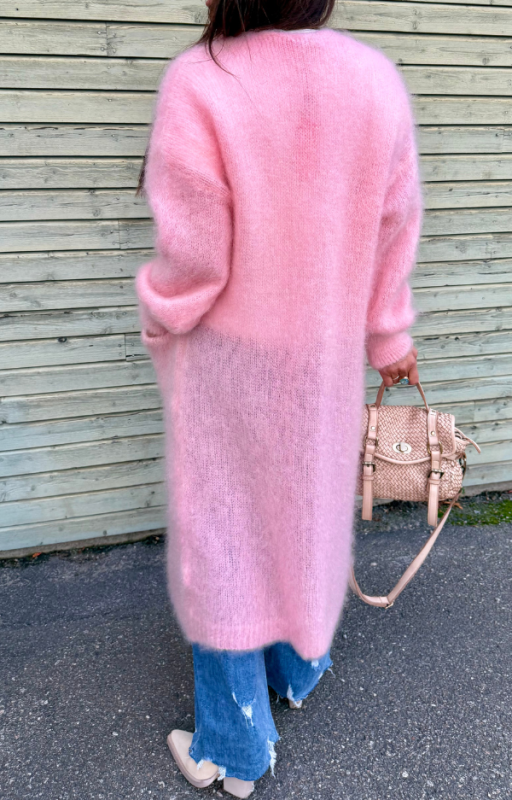 Luxe Long Mohair Cardigan