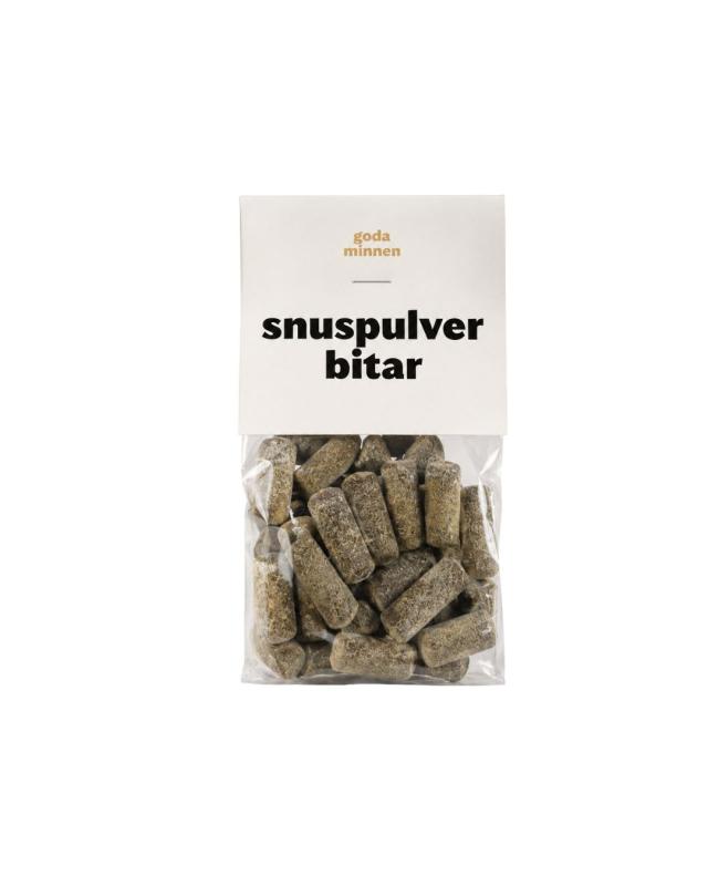 Snuspulver bitar
