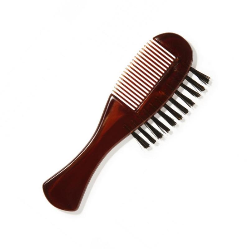 Dovo - Beard Comb With Brush