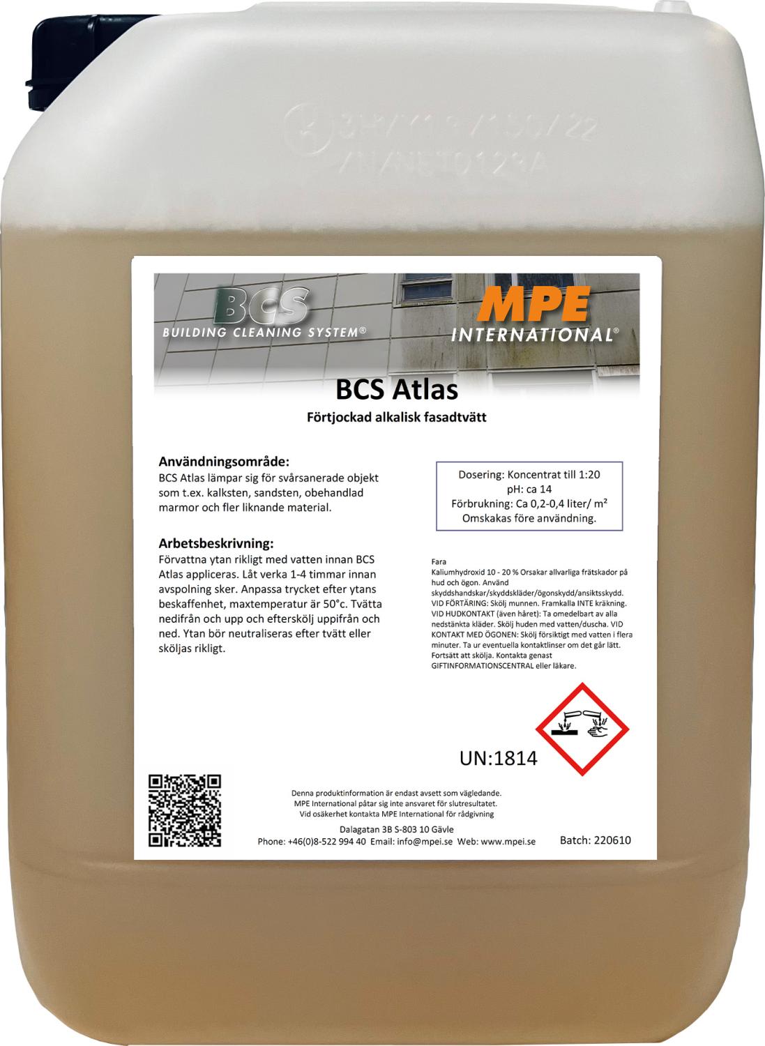 BCS Atlas, Facade Cleaning