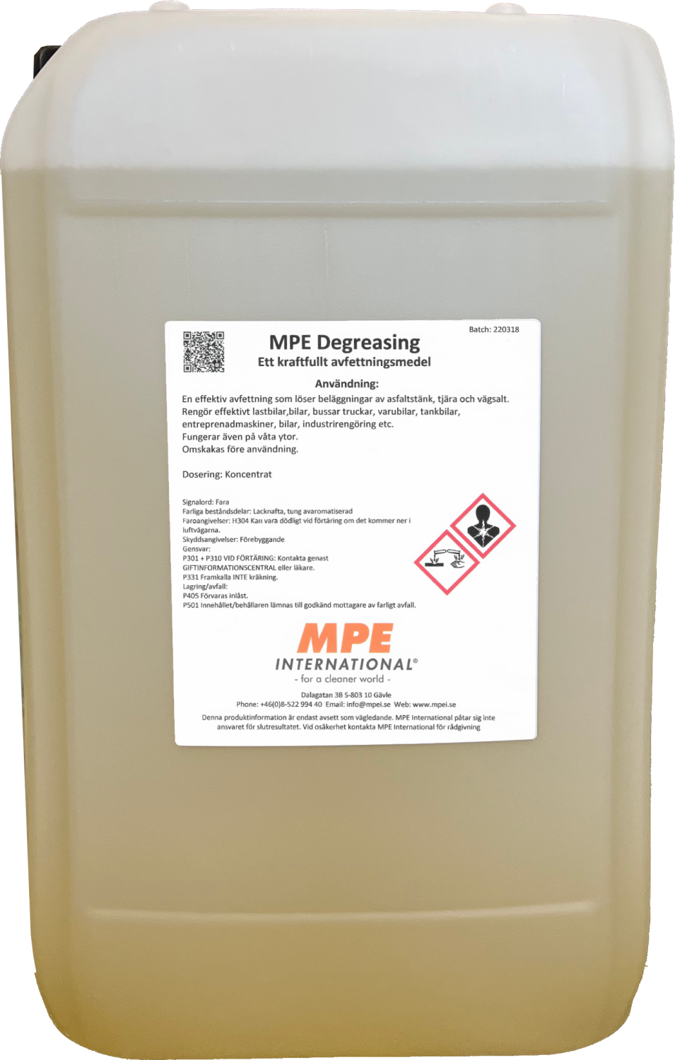 MPE Degreasing