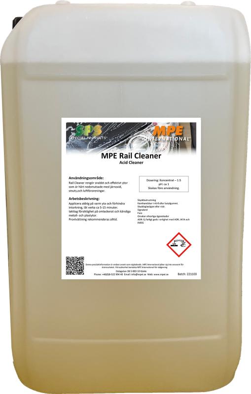 MPE Rail Cleaner
