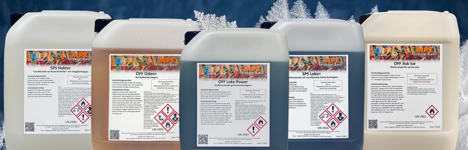 Graffiti removal during the winter