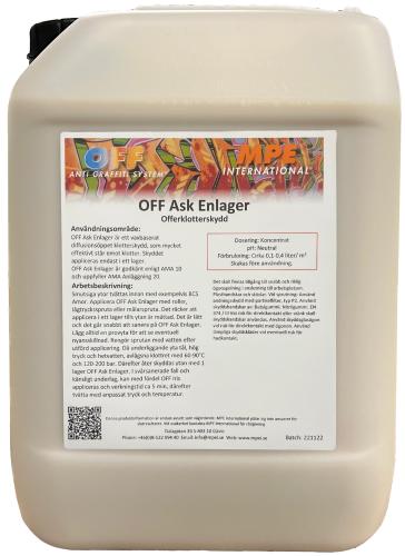OFF Ask Enlager, Klotterskydd